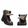 Dámské boty 3341 bordo