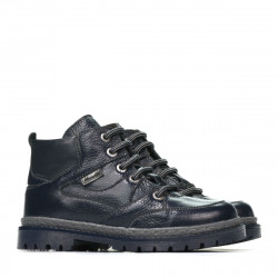Dětské boty 3017 indigo+šedá