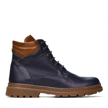 Pánské boty 4119 indigo kombinované