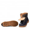 Dospělé boty 439-1 indigo+hnědá