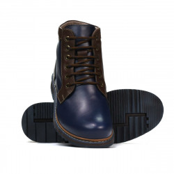 Pánské boty 497 indigo + hnědá