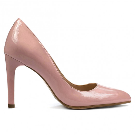Elegantní dámské boty 1276 růžový lak