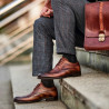 Elegantní pánské boty 907 a hnědé lifestyle