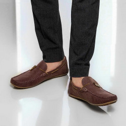 Pánské mokasíny 863 g bordo