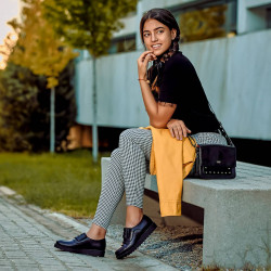 Dámské casual boty 6018 černé