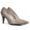 Dámské elegantní boty 1234 cappuccino