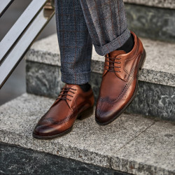 Elegantní pánské boty 907 a hnědé lifestyle