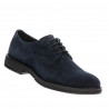 Pánské ležérní/ elegantní boty 918 indigo velur