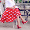 Dámské elegantní/ležérní boty 1254 lak červená lifestyle