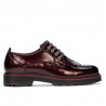 Dámské ležérní boty 6025 lak bordó