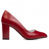 Elegantní dámské boty 1278 červené