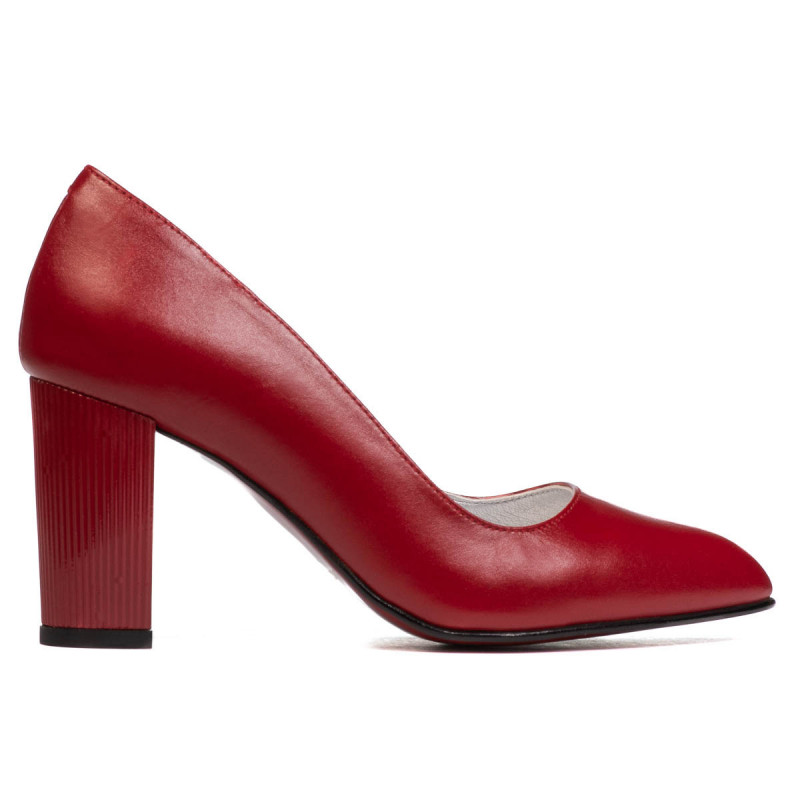 Elegantní dámské boty 1278 červené