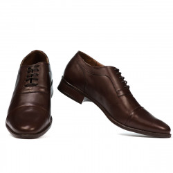 Elegantní pánské boty 802 hnědé