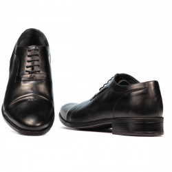 Elegantní pánské boty 802 černé