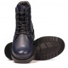 Boty pro teenagery 4007 indigo kombinované