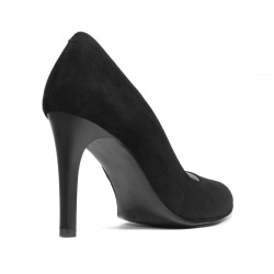 Elegantní dámské boty 1276 černý antilop