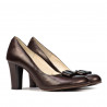 Elegantní dámské boty 1245 káva