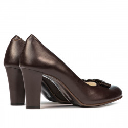 Elegantní dámské boty 1245 káva
