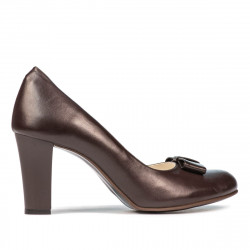 Elegantní dámské boty 1245 káva