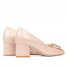 Elegantní dámské boty 1274 perleťová pudra