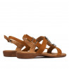 Dámské sandály 5073 velur camel