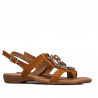 Dámské sandály 5073 velur camel