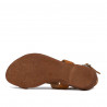 Dámské sandály 5073 velur camel