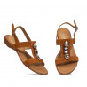Dámské sandály 5073 velur camel