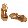 Dámské sandály 5073 velur camel
