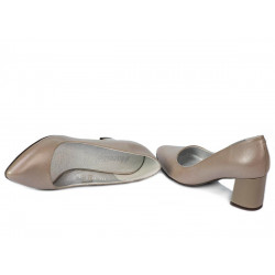 Elegantní dámské boty 1283 cappuccino