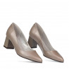 Elegantní dámské boty 1283 cappuccino