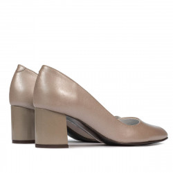 Elegantní dámské boty 1283 cappuccino