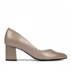Elegantní dámské boty 1283 cappuccino