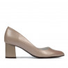 Elegantní dámské boty 1283 cappuccino