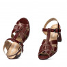 Dámské sandály 1284 bordo