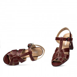 Dámské sandály 1284 bordo
