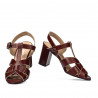 Dámské sandály 1284 bordo