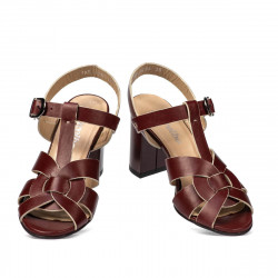 Dámské sandály 1284 bordo