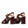 Dámské sandály 1284 bordo