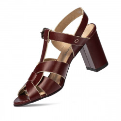Dámské sandály 1284 bordo