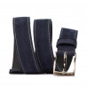 Pánský pásek 53bc indigo velur