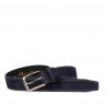 Pánský pásek 53bc indigo velur