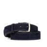 Pánský pásek 53bc indigo velur