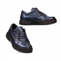 Dětské boty 71c indigo perleťové