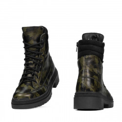 Dámské boty 3362 khaki maskování