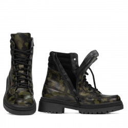 Dámské boty 3362 khaki maskování