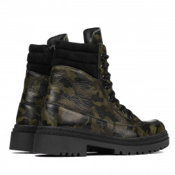 Dámské boty 3362 khaki maskování