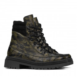 Dámské boty 3362 khaki maskování