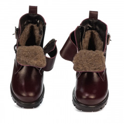 Dětské boty 106c bordo