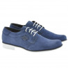 Elegantní boty pro adolescenty 390 indigo velur